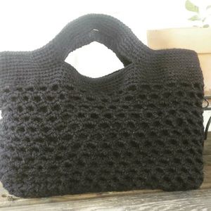 New hand made crochet clutch